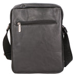 Borsa a tracolla uomo Pelle PU vegana PCL3102-BLACK Northampton Polo Club