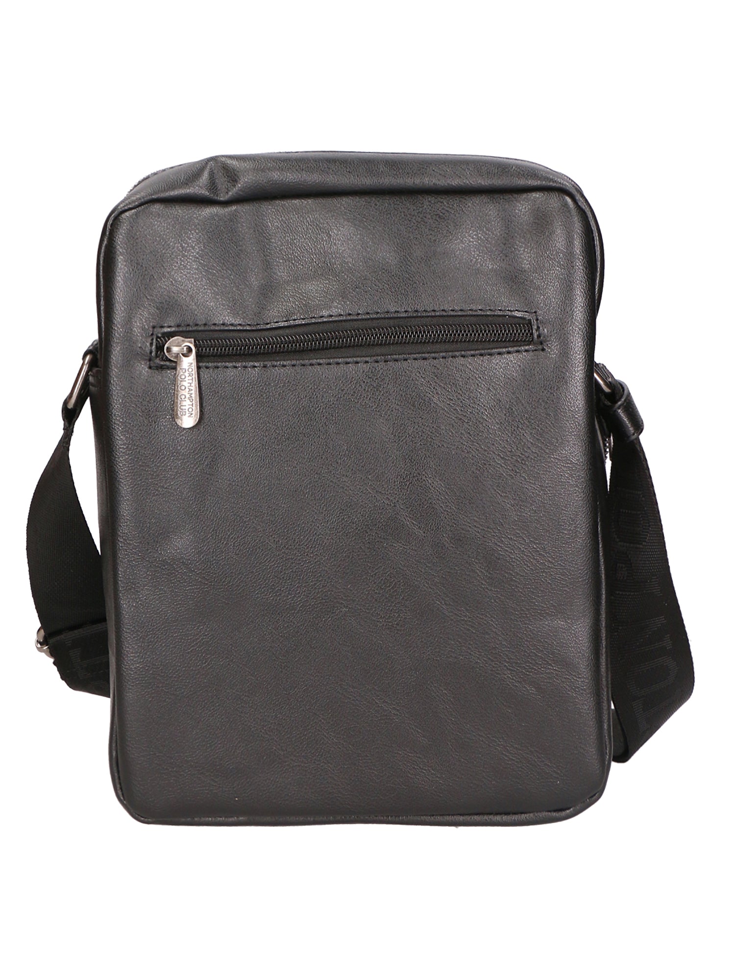 Borsa a tracolla uomo Pelle PU vegana PCL3102-BLACK Northampton Polo Club