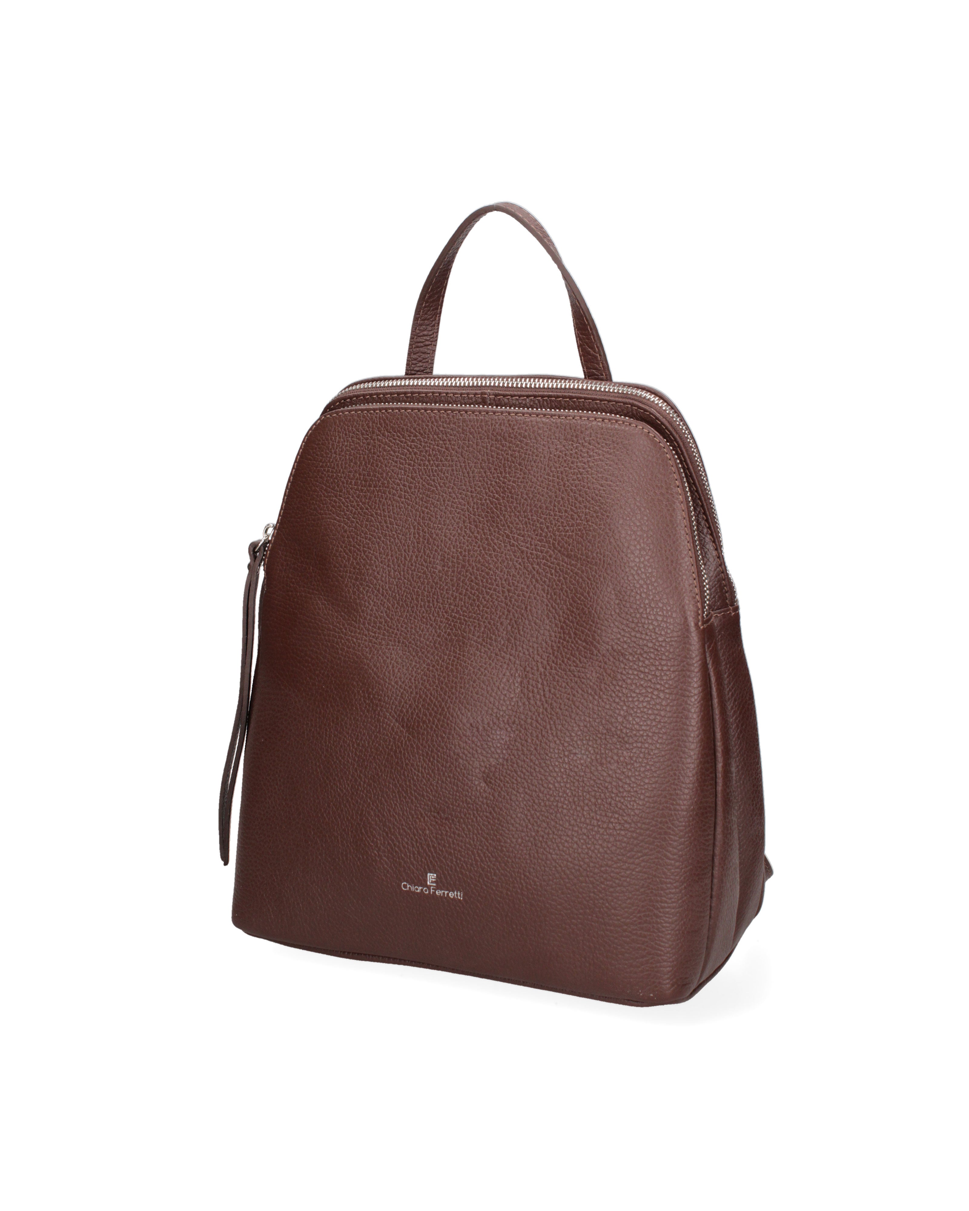 Seraphina Ultra 7925-D523 MOKA Zaino da donna in vera pelle Chiara Ferretti