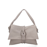 Borsa a spalla da donna Vera pelle 07172-S86 GRIGIO Viola Castellani