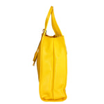 Aelia Borsa a spalla da donna Vera pelle 3312-D04 GIALLO YELLOW Gave Lux