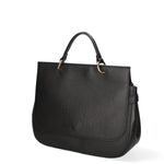 Novara Plus Borsa a mano da donna Vera pelle 564139-NERO Gave Lux