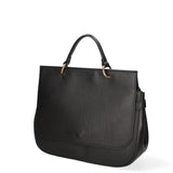 Novara Plus Borsa a mano da donna Vera pelle 564139-NERO Gave Lux