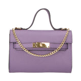 Uma Borsa a mano da donna Vera pelle 06525-D87 VIOLET Gave Lux