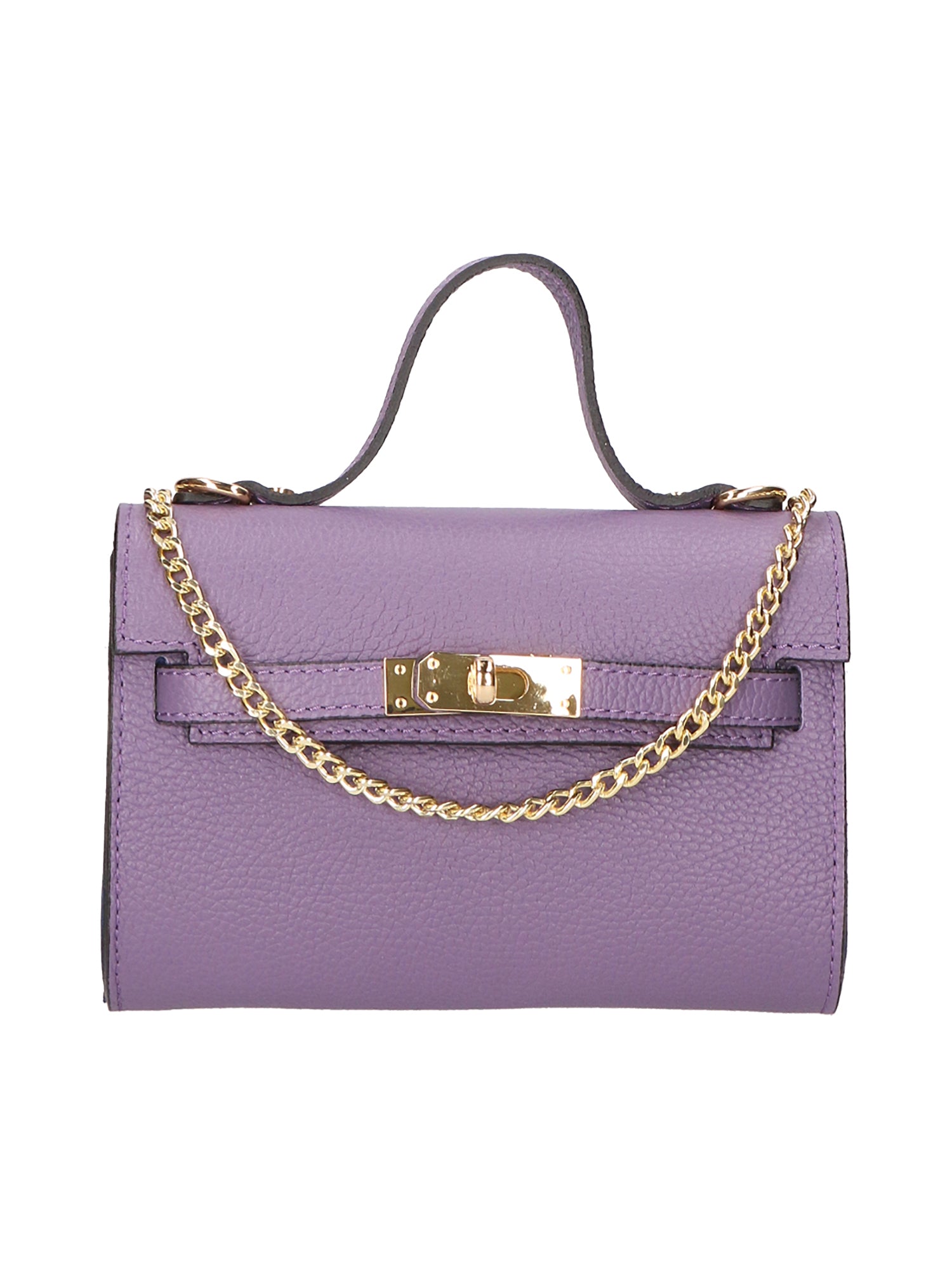 Uma Borsa a mano da donna Vera pelle 06525-D87 VIOLET Gave Lux