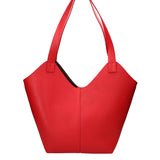Borsa a mano da donna Vera pelle 07231-D58 ROSSO FUOCO Roberta Rossi