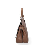 Novara Plus Borsa a mano da donna Vera pelle 564139-D11 TAUPE Gave Lux