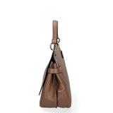 Novara Plus Borsa a mano da donna Vera pelle 564139-D11 TAUPE Gave Lux