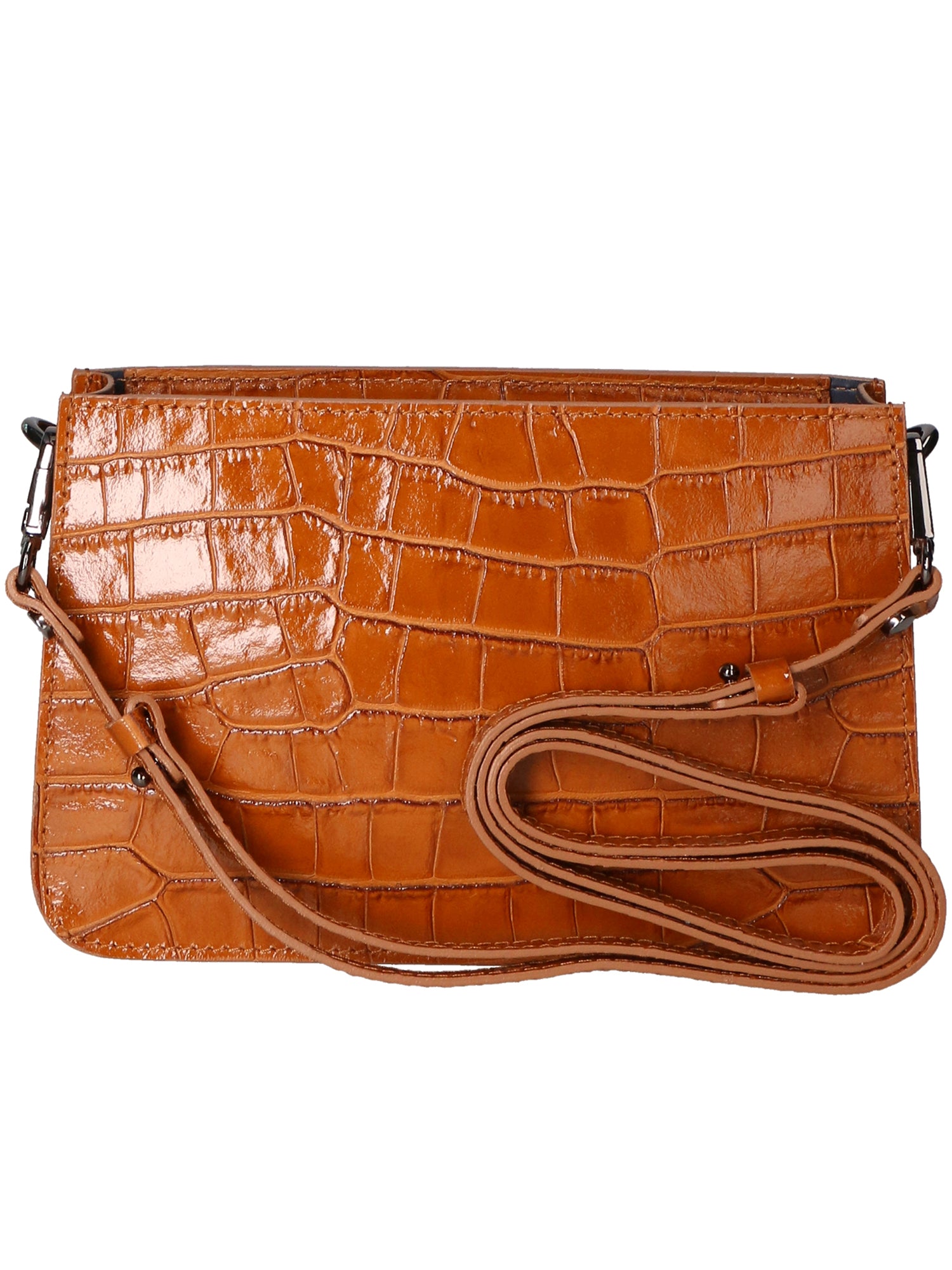 Valoria Borsa a spalla da donna Vera pelle 05414-B17 CUOIO Gave Lux