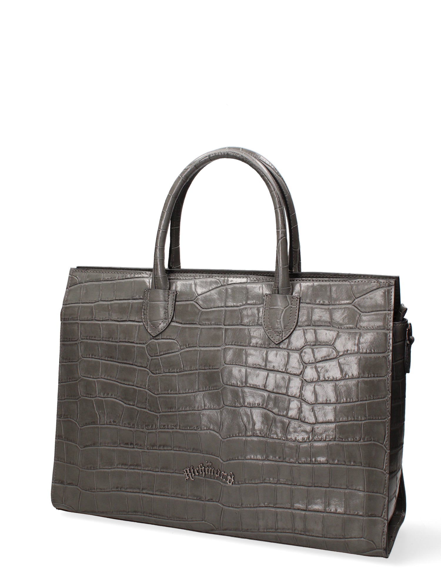 Borsa a mano da donna Vera pelle effetto cocco JR-W-1023-GLACIER John Richmond