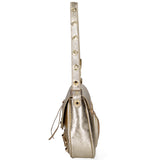 Borsa a spalla da donna Vera pelle 07234-L003 ORO Roberta Rossi