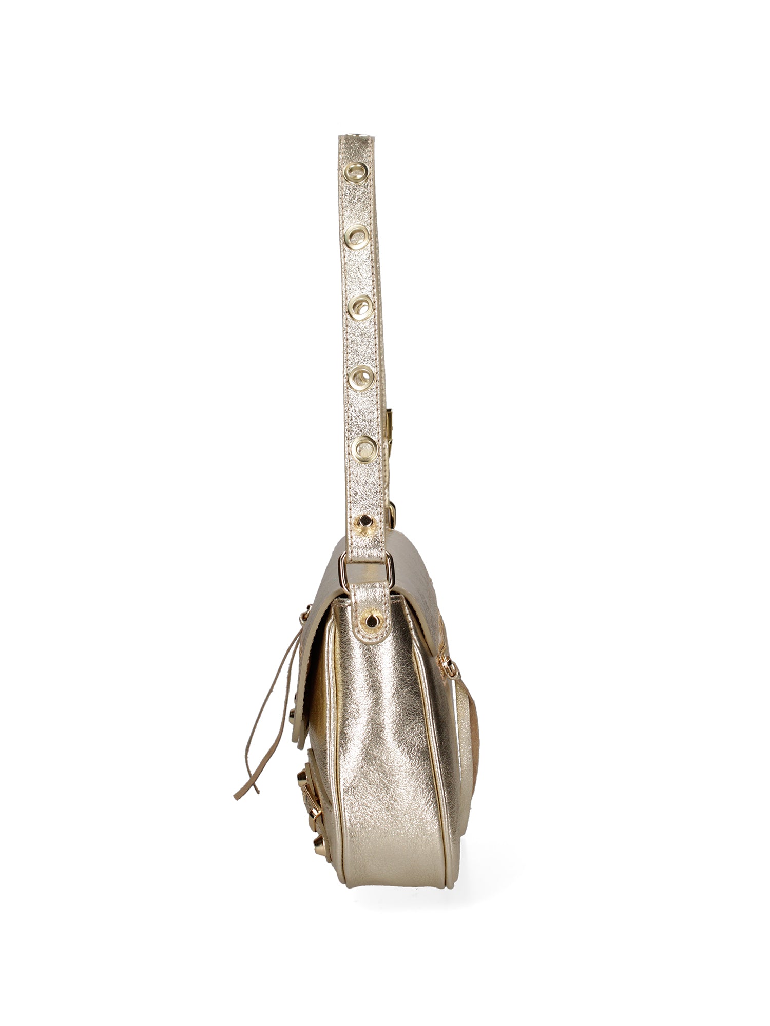 Borsa a spalla da donna Vera pelle 07234-L003 ORO Roberta Rossi
