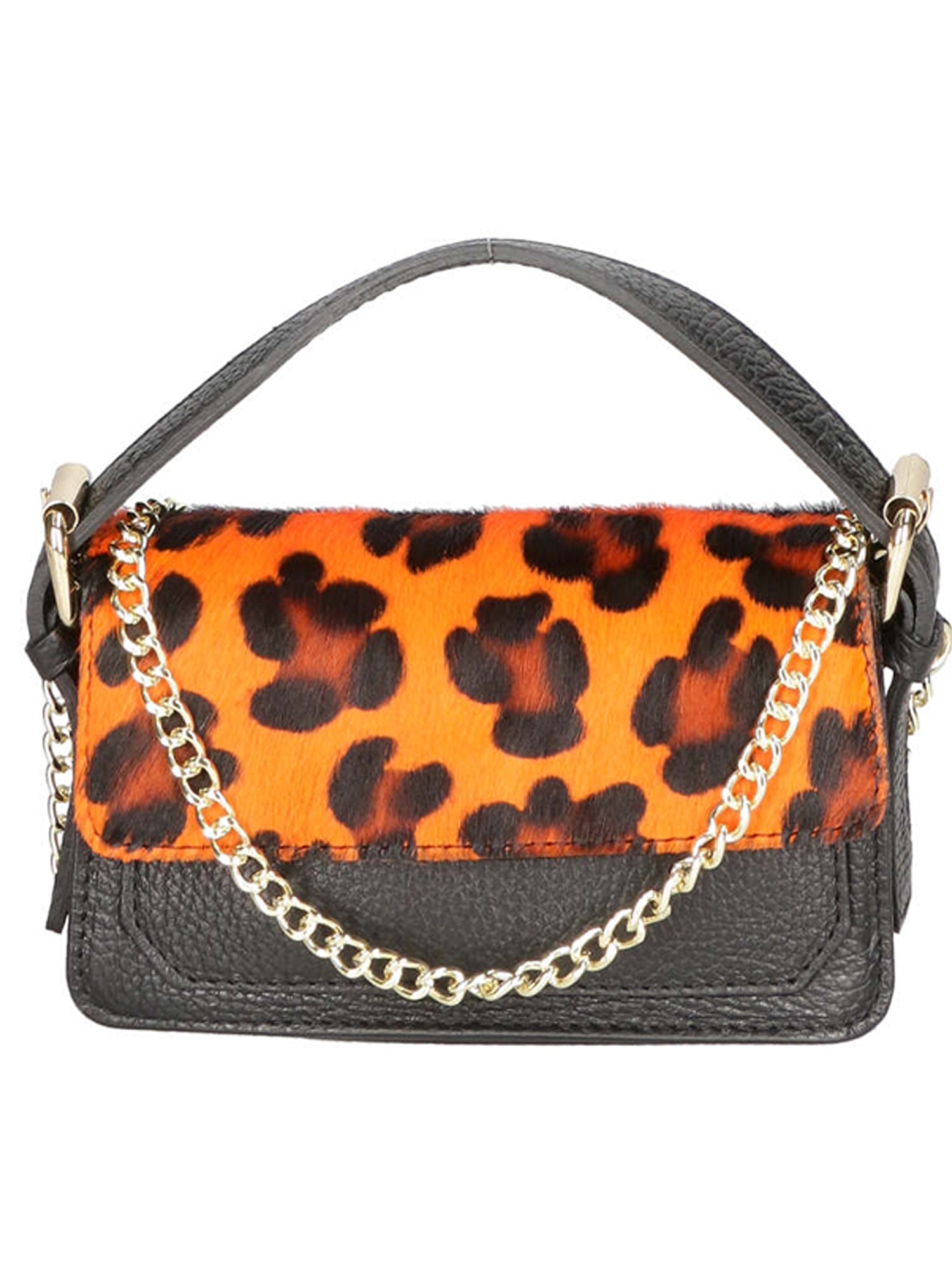 Aleide Borsa a mano da donna Vera pelle 04858-LEO G ARANCIONE Gave Lux