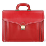 Nevio 7010-ROSSO RED Borsa da lavoro uomo in pelle Gave Lux