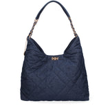 Borsa a spalla da donna Nylon ed ecopelle DC3533-4-NAVYBLUE Diana&co