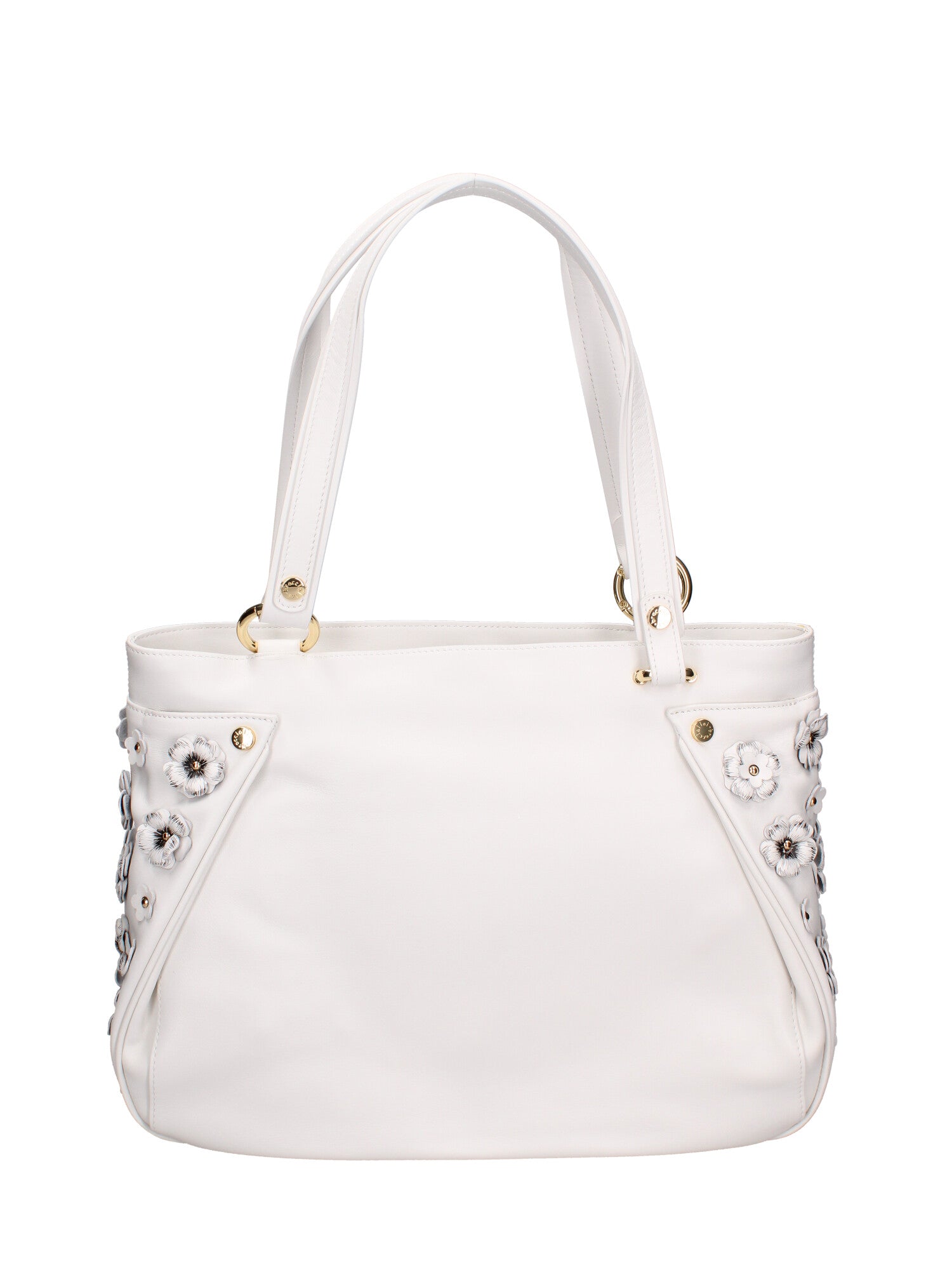 Amaranta Ultra Borsa a spalla da donna 100% pelle B17241-BIANCO Braccialini