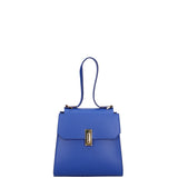 Borsa a mano da donna 100% pelle 07204-L115 BLUETTE Viola Castellani