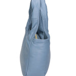 Virna Borsa a mano da donna Vera Pelle 06501-S41 CELESTE SCURO Gave Lux