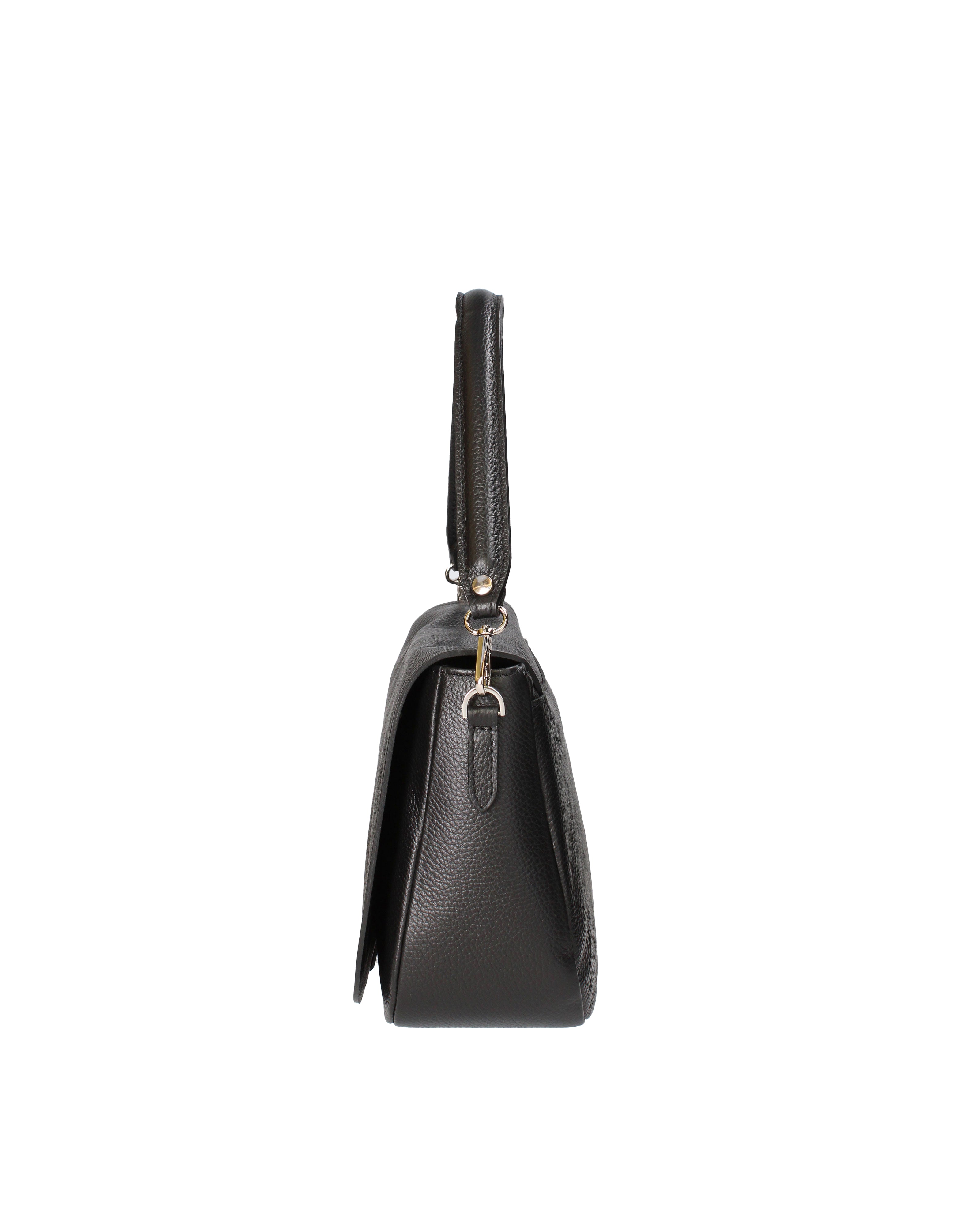 Sabina Borsa a spalla da donna Vera pelle 07139-D28 NERO Viola Castellani