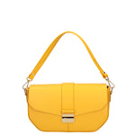 Borsa a spalla da donna Vera pelle 07229-L224 GIALLO Roberta Rossi