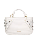 Iolara Lux Borsa a spalla da donna Vera pelle B17240-BIANCO Braccialini