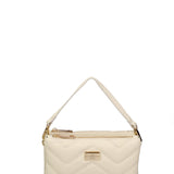 Borsa a spalla da donna Vera pelle JR-W-1109SA-BONE-GOLD John Richmond