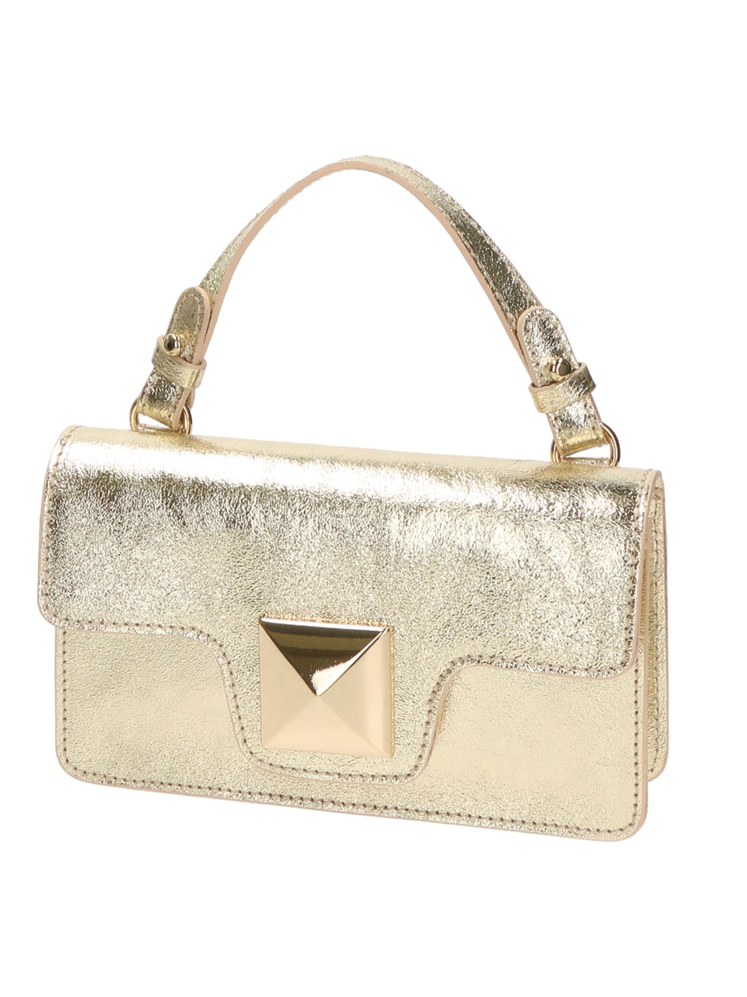 Hellen Borsa a mano da donna Vera pelle 06010-L003 ORO Gave Lux
