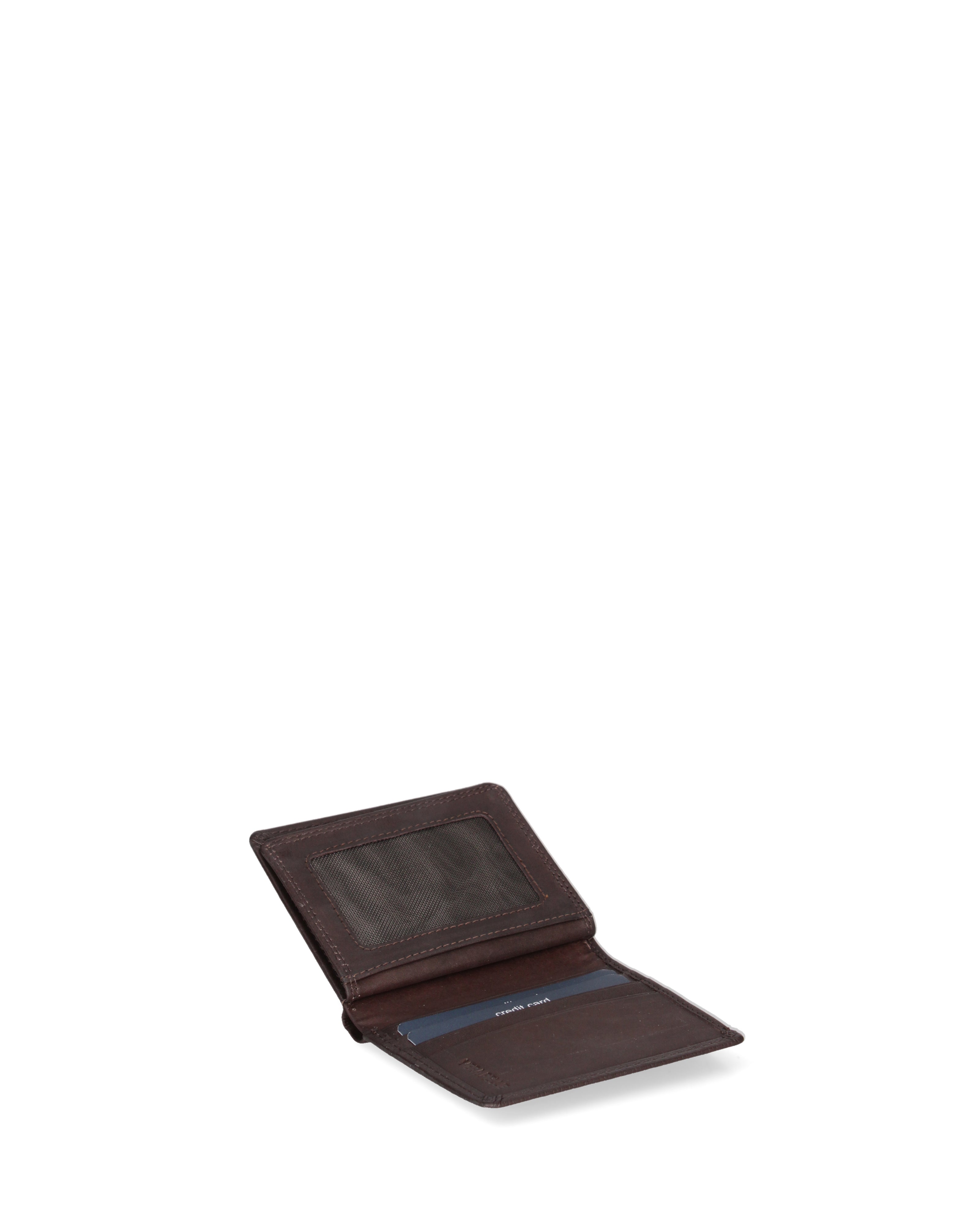 Portafoglio uomo in vera pelle Casual EC7631-52-T.MORO EC Contemporaly COVERI