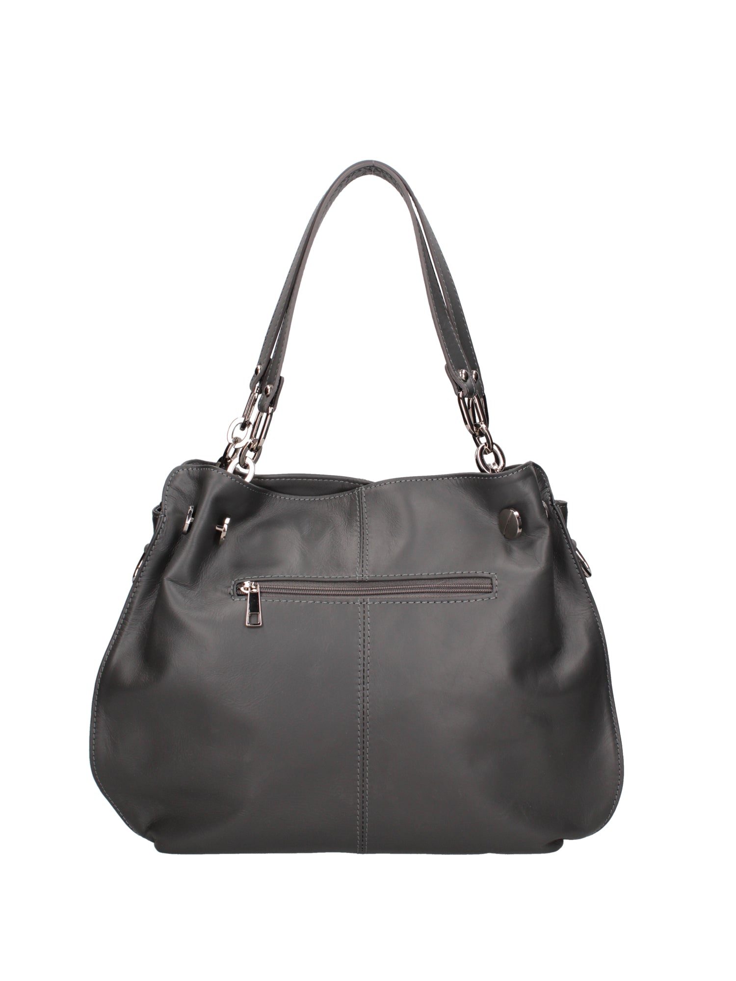 Ereba Borsa a mano da donna Made in Italy 100% pelle 3305-S27 CENERE Gave Lux