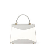 Auriga Chic Borsa a mano da donna Vera pelle 8924-BIANCO+GRIGIO Gave Lux