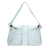 Grace Borsa a spalla da donna Vera pelle 07158-D102 CIELO Viola Castellani