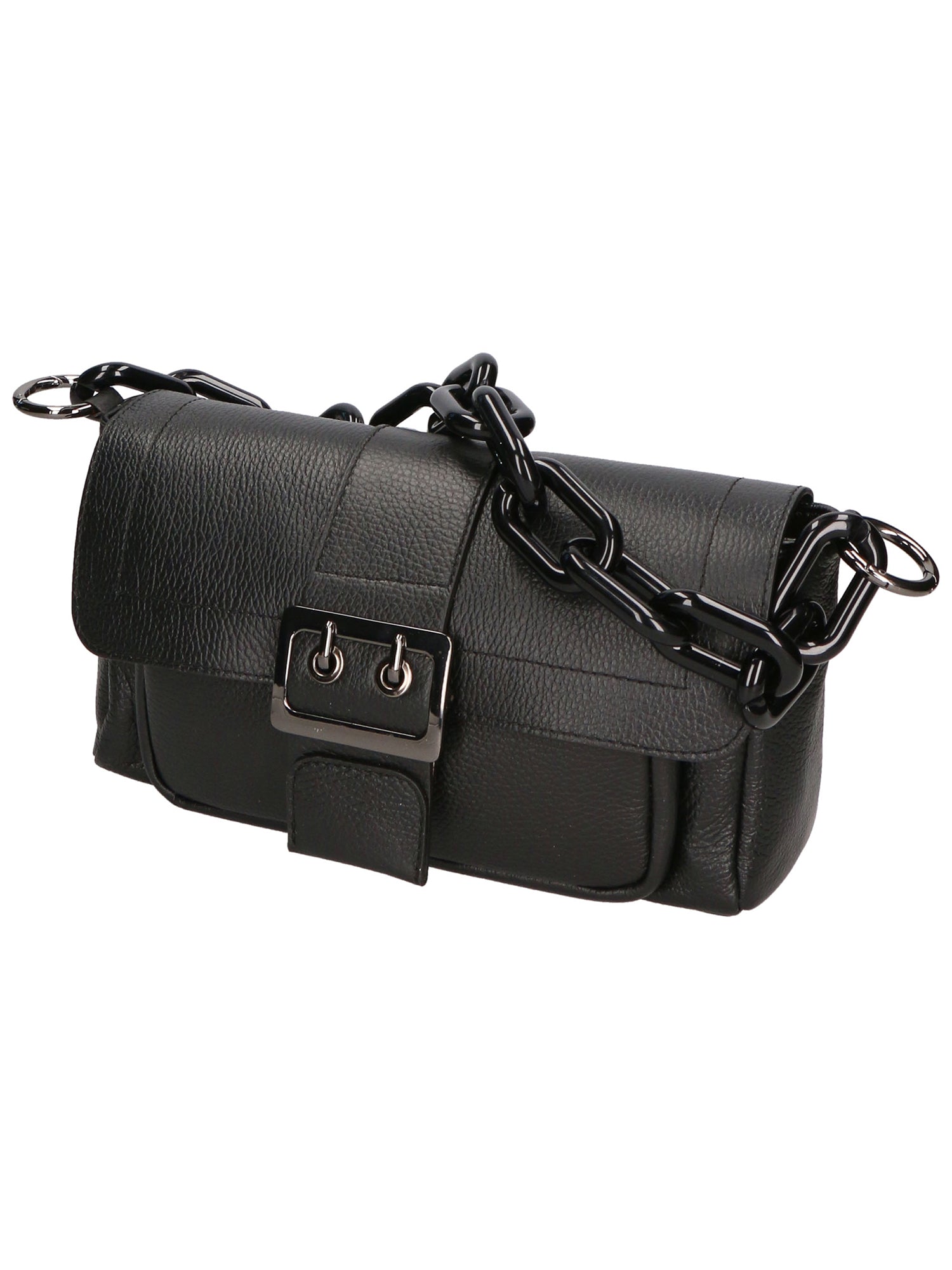 Aubrey Borsa a spalla da donna Vera pelle 05477-D28 NERO Gave Lux