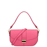 Borsa a spalla da donna Vera pelle 07229-L317 FUXIA Roberta Rossi