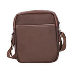 Borsa a tracolla uomo Pelle vegana e nylon PCL3062-COFFEE Northampton Polo Club