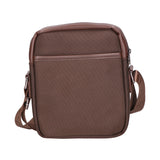 Borsa a tracolla uomo Pelle vegana e nylon PCL3062-COFFEE Northampton Polo Club