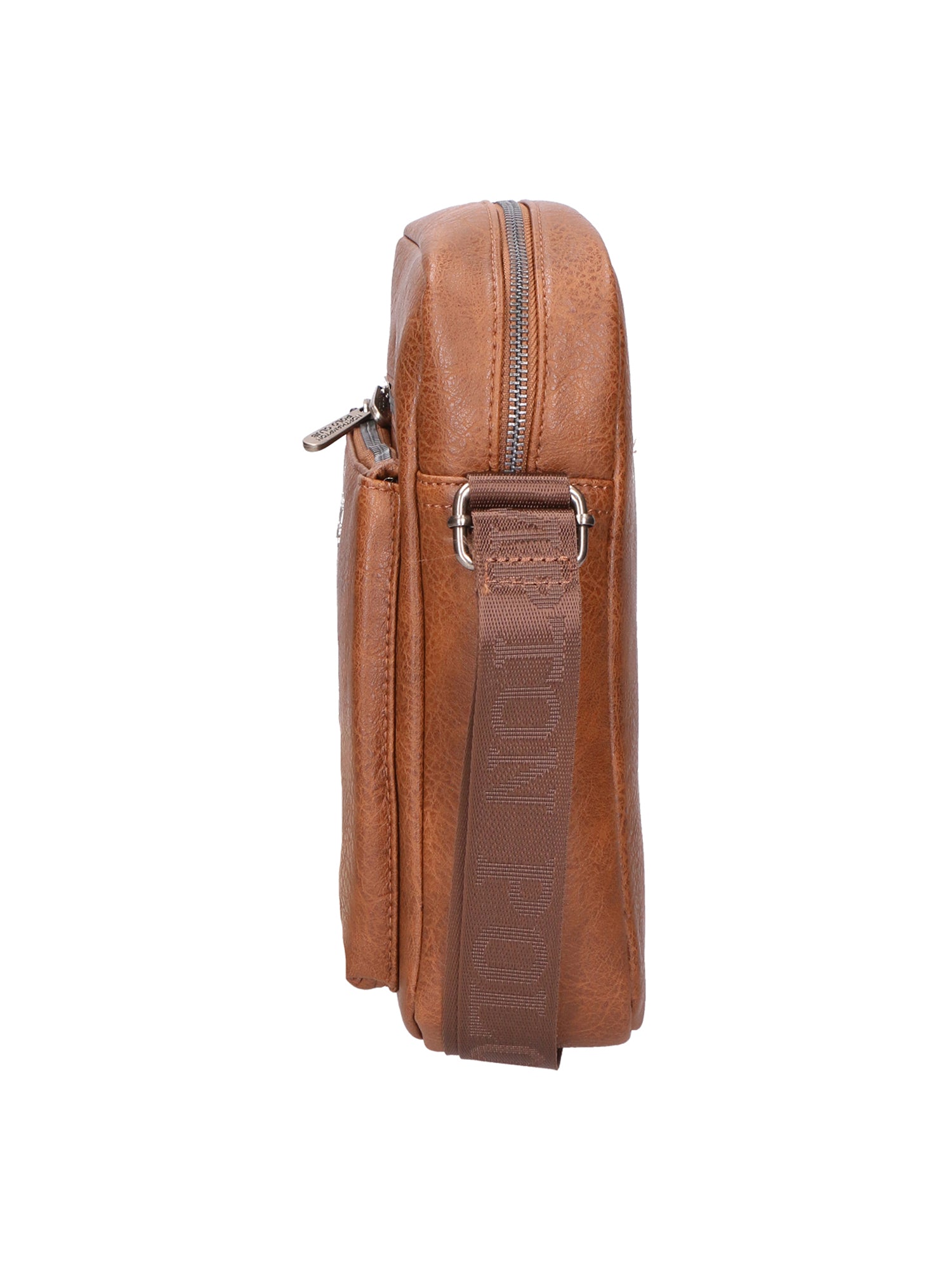 Borsa a tracolla uomo 100% PU Leather PCL3000-BROWN Northampton Polo Club