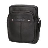 Borsa a tracolla uomo 100% PU Leather PCL3023-BLACK Northampton Polo Club