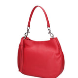 Borsa a spalla da donna Vera pelle 07316-D58 ROSSO FUOCO Roberta Rossi