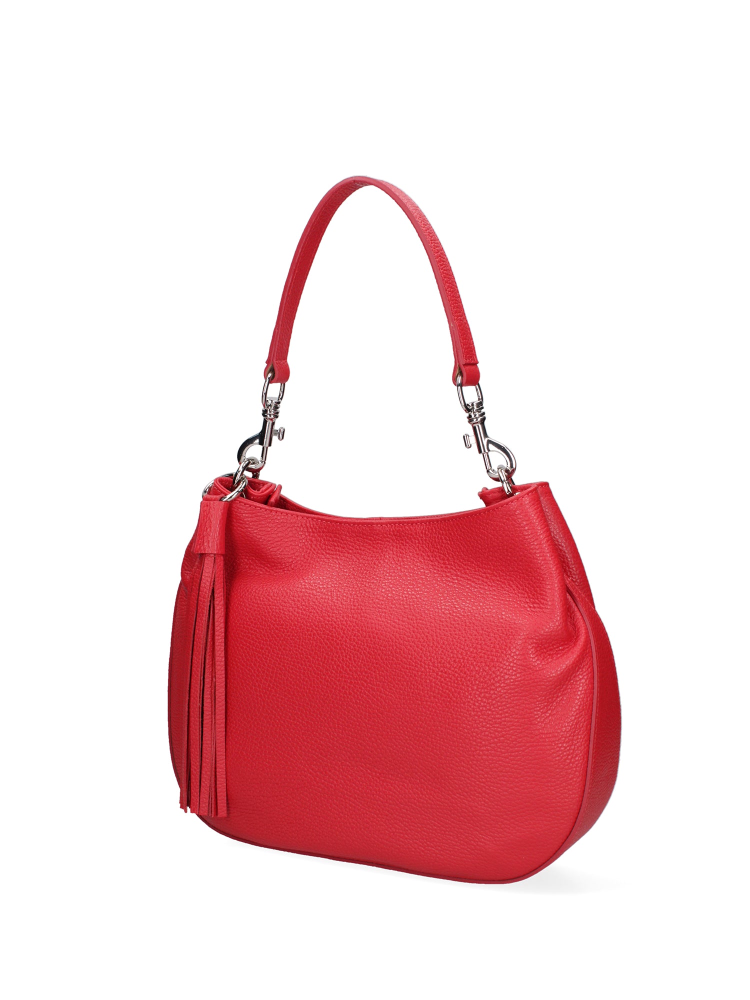 Borsa a spalla da donna Vera pelle 07316-D58 ROSSO FUOCO Roberta Rossi