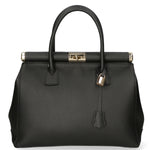 Aleria Borsa a mano da donna Vera pelle 8005-D28 NERO Gave Lux