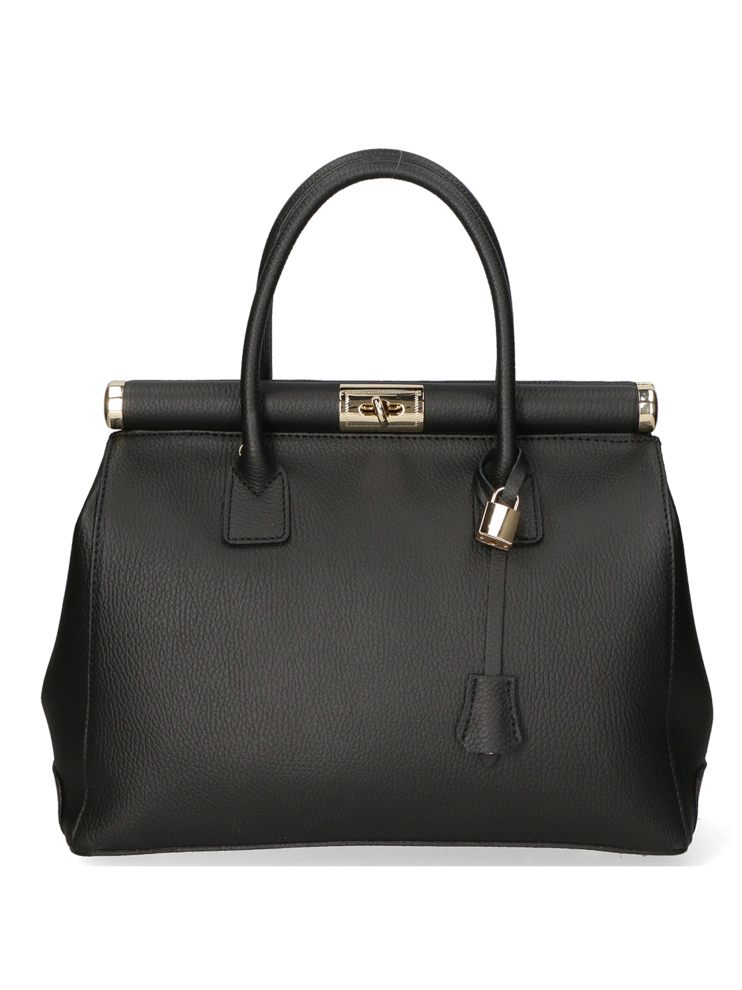 Aleria Borsa a mano da donna Vera pelle 8005-D28 NERO Gave Lux