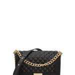 Borsa a mano donna 100% gomma FLAT PENKA M-BLACK-GOLD Marc Ellis