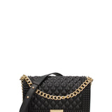Borsa a mano donna 100% gomma FLAT PENKA M-BLACK-GOLD Marc Ellis