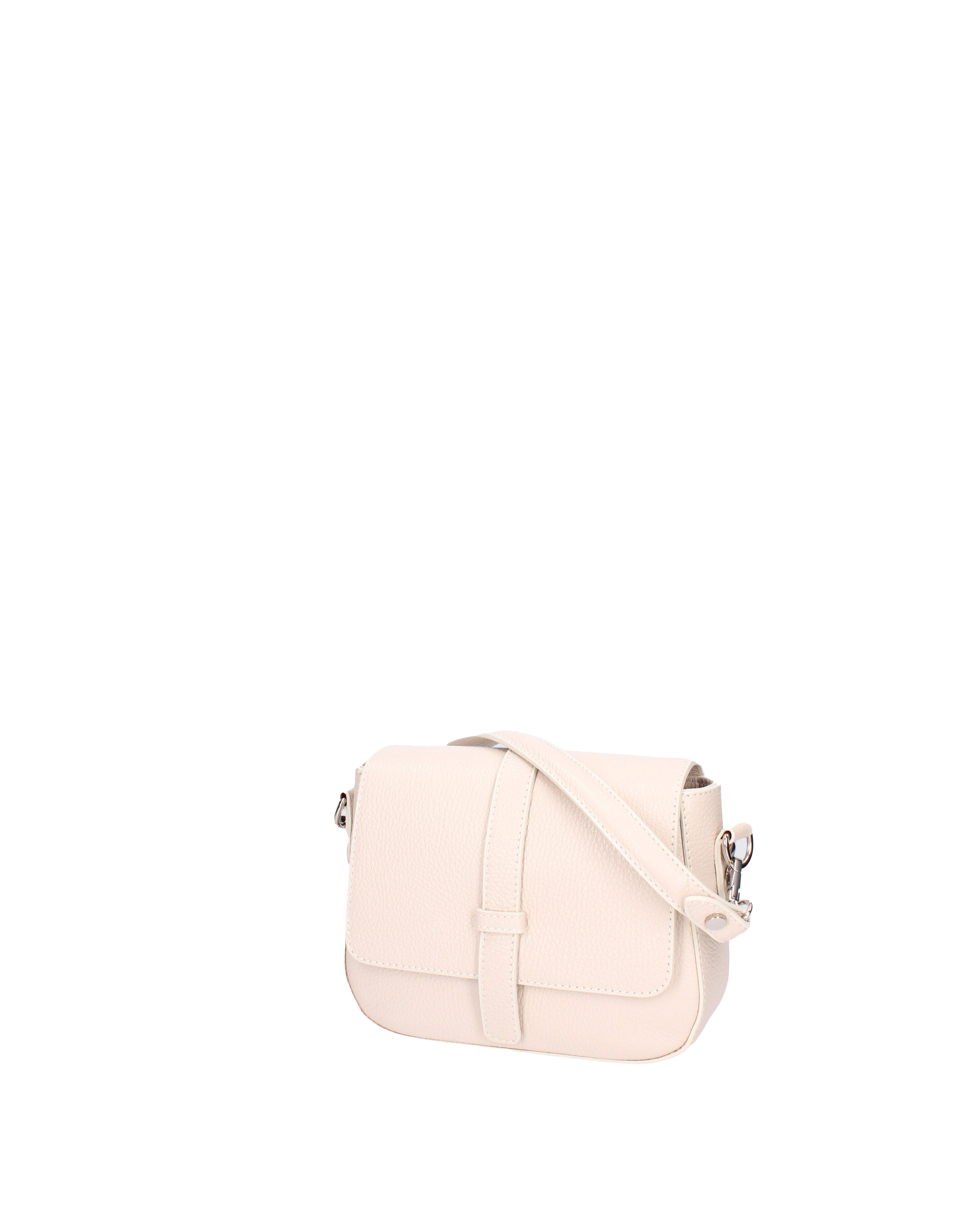 Borsa a tracolla da donna Vera pelle 07203-D37 LATTE Roberta Rossi