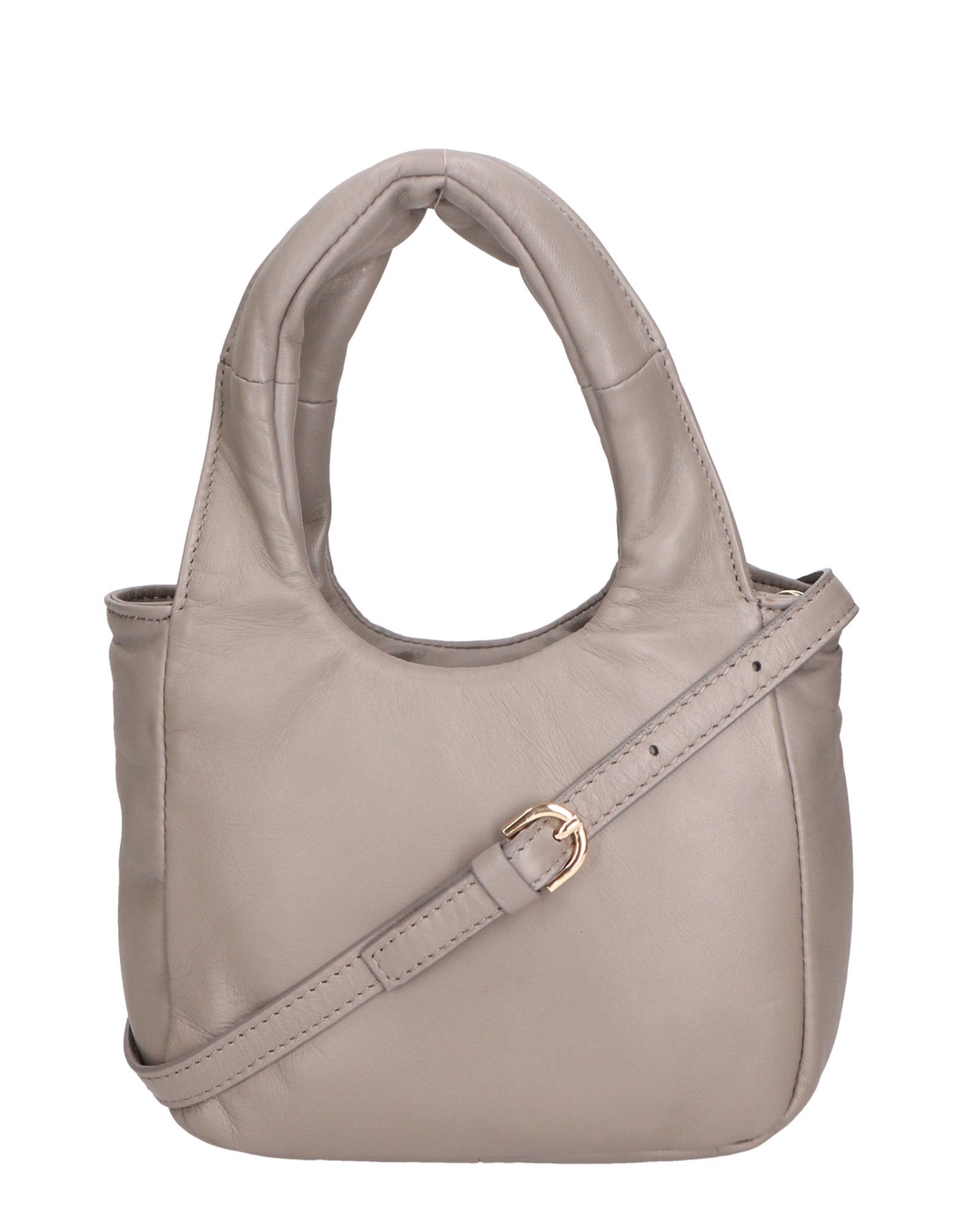 Virna Borsa a mano da donna Vera Pelle 06501-S77 GRIGIO PERLA Gave Lux