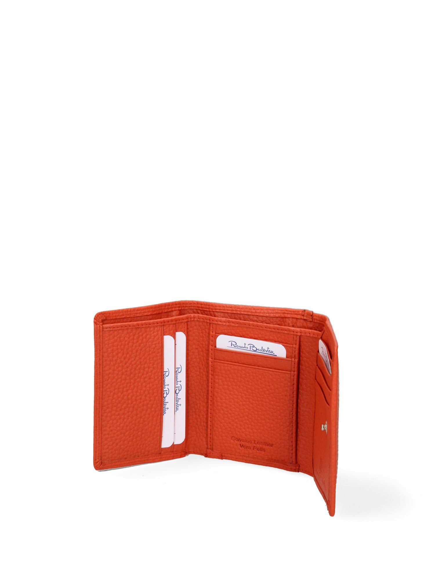 Portafoglio donna in vera pelle Casual RB2034-DLM-ARANCIO Renato Balestra