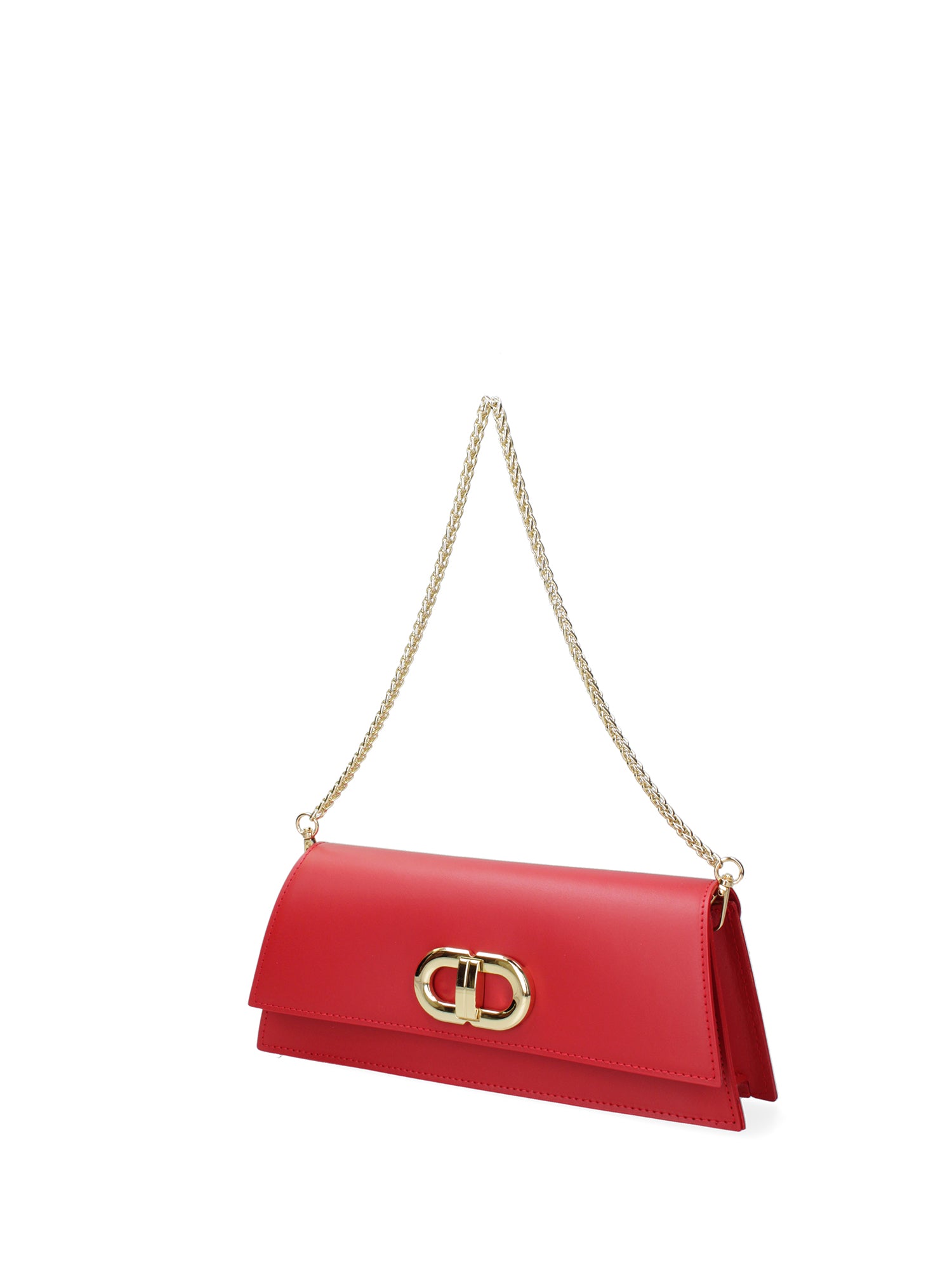 Borsa a spalla da donna Vera pelle 07313-L214 ROSSO Roberta Rossi