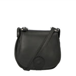 Bianca Borsa a tracolla da donna Vera pelle 10016 1020-NERO BLACK Gave Lux