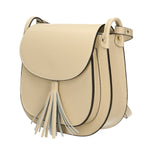 Penelope Borsa a tracolla da donna 100% pelle AD001-BEIGE Gave Lux