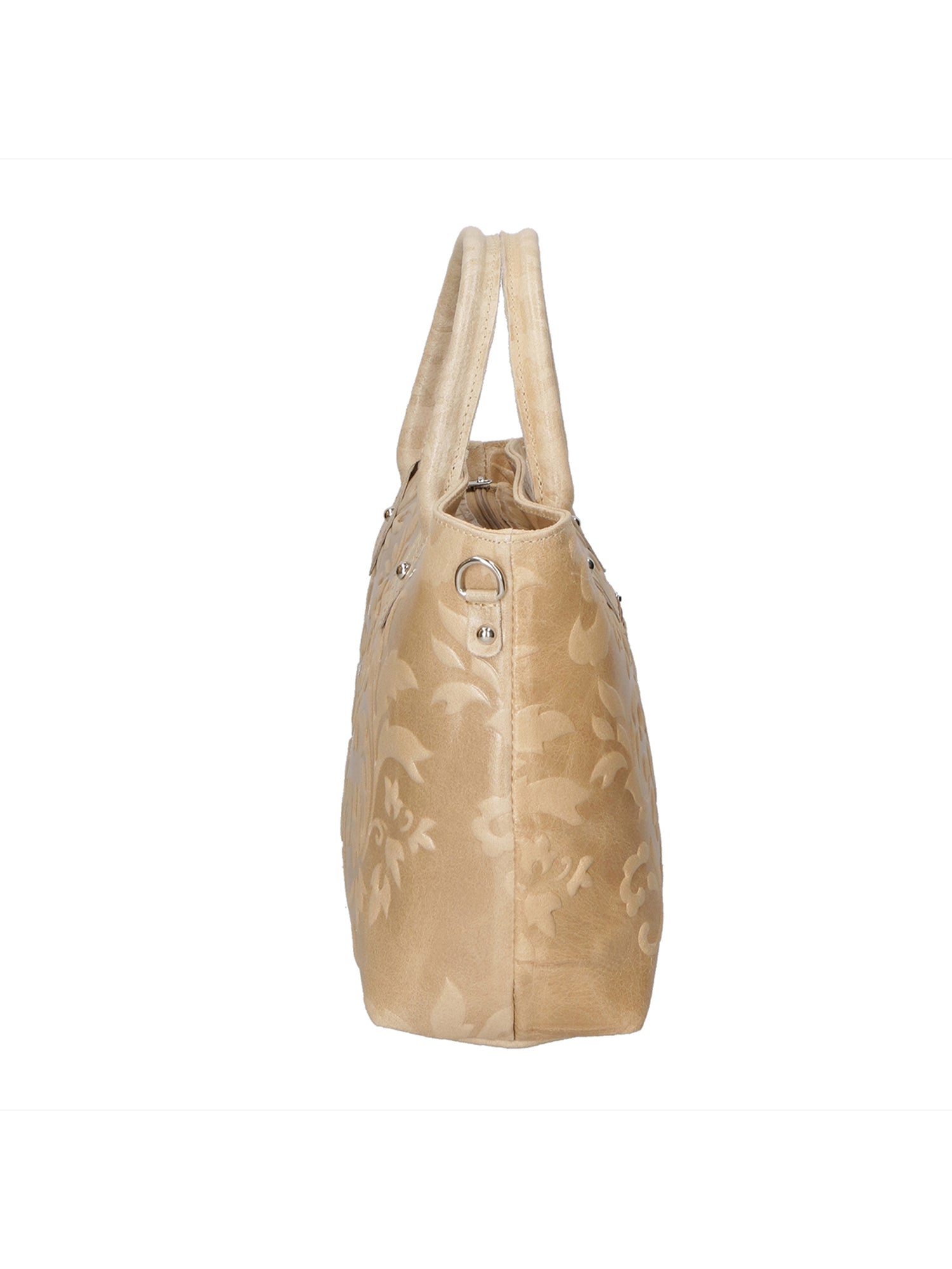 Enza Borsa a mano da donna Vera pelle 8007023FBG-004 TAUPE Gave Lux